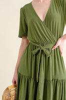And The Why Tiered Midi Dress (online only)