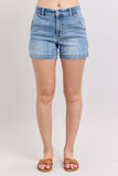 HW Denim Trouser Shorts