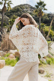 Crochet Petal Kimono Wrap 🌼