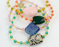 Jill Gemstone Stretchable Bracelets