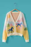 Landscape Knit Cardigan