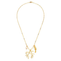 Coral Charm Necklace