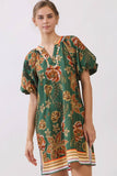 Sally Printed Mini Dress