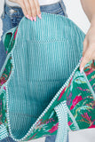 Bird Quilted Tote Bag