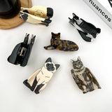 Sitting Kitty Hair Claw Clip