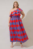 Devany Plus Sized One Shoulder Dress