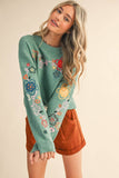 Clara Floral Sweater