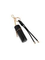 Lipstick Holder Bag Charm (black, gold, silver)