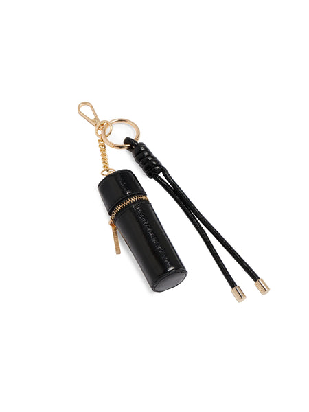 Lipstick Holder Bag Charm (black, gold, silver)