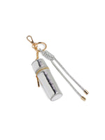 Lipstick Holder Bag Charm (black, gold, silver)