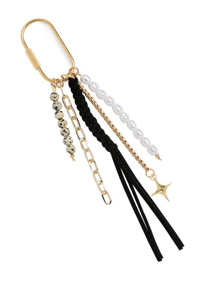 Tassel Bag Charm (black, ivory, pink, red, or rust)