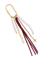 Tassel Bag Charm (black, ivory, pink, red, or rust)