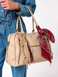 Tassel Bag Charm (black, ivory, pink, red, or rust)