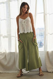 Essential Cotton Gauze Washed Pants