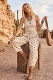 Polka Dot Scuba Barrel Pants (Black or Cream)
