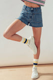 Patch Pocket Denim Shorts