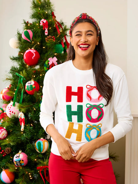 Ho Ho Ho Bows Classic Sweatshirt