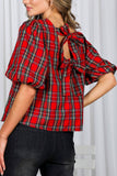 Holly Jolly Bow Blouse