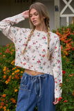 Floral Lightweight Sweater