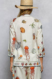 Sea-Inspired Shell Trim Top