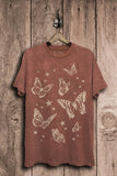 Butterflies Graphic Top