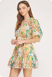 Garden Party Cotton Mini Dress