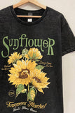 Sunflower Bouquet Mineral Tee