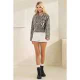Leopard Mesh Jacket