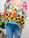 Nash Leopard Leather Wallet | Travel Wallet | Big Leopard