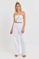 Cello Pull-on White Denim: The Wide Leg