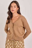 Essential Lace Trimmed Cardi