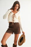 Pointelle Knit Sweater