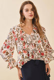 Ruffled Boho Blouse