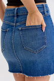 Basic Mid Waisted Mini Skirt