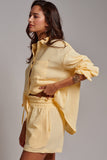 Larissa Butter Resort Button-Up Set