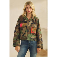 Camo Jacket with Tiger Print – Magnolia & Fig