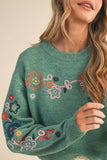 Clara Floral Sweater