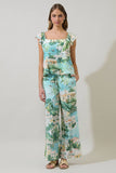 Piti Town Tazzy Ruffle Top + Pants Set