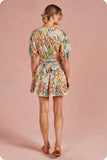 Garden Party Cotton Mini Dress