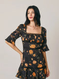 Midnight Garden Mini Dress