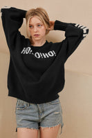 Christmas Sweater with Lettering