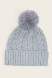 Cozy Cable Pom Pom Beanie