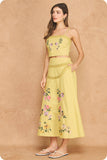 Embroidered Floral Set