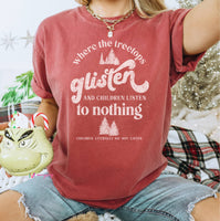 Where the Treetops Glisten Christmas Shirt (Final Sale)