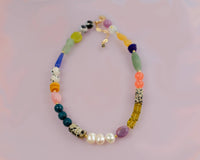 Sabino Multi Colored Colored Pearl Beaded Necklace