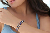 Elley Stretchy Stackable Gemstone Bracelet, Handmade in USA