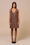 Sequin Bow-Back Dress