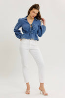Becky Denim Top