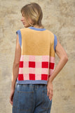 Cherry Checker Vest