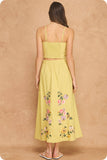 Embroidered Floral Set